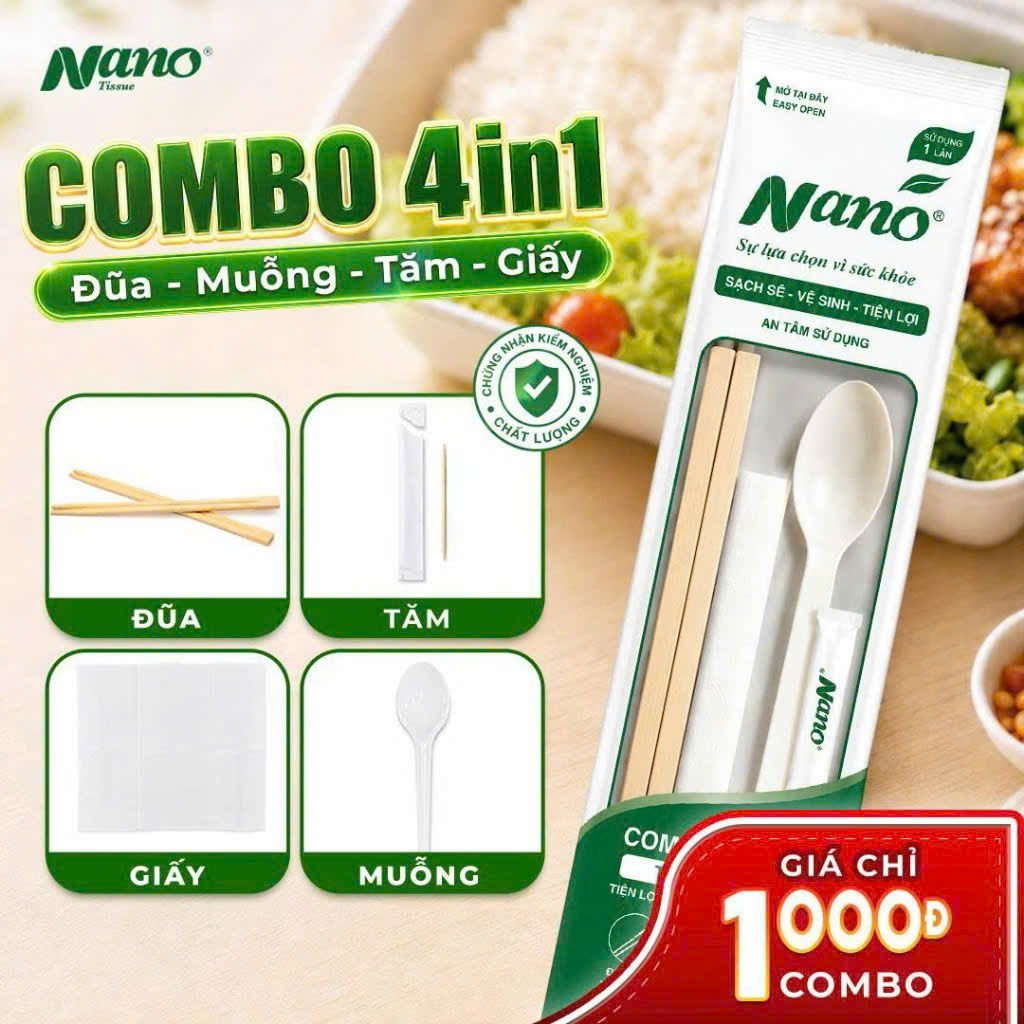 Đũa (Gỗ) - Muỗng - Tăm - Giấy